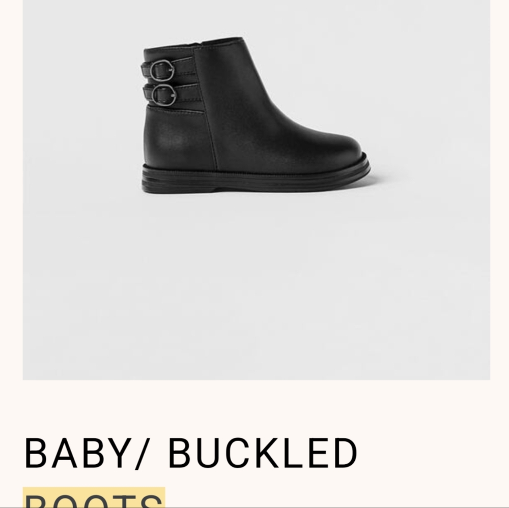Zara Black Boots Size 5.5 Brand New!